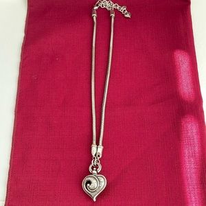 Brighton Heart Silver tone Necklace